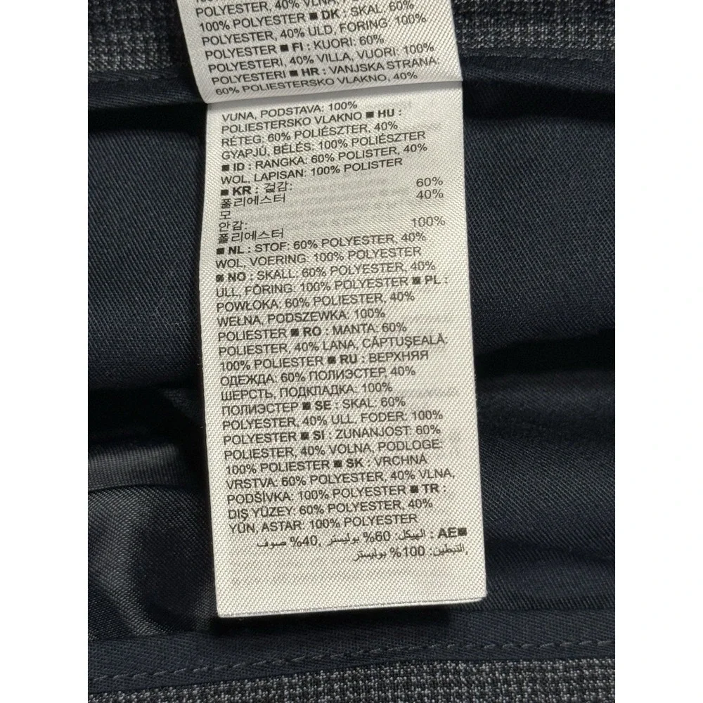 Banana Republic Marzotto Wool Dress Pants Men's 33x30 Blue Slim Fit Tapered